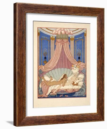 Illustration from 'Les Liaisons Dangereuses' by Pierre Choderlos De Laclos (1741-1803) Pub. 1934 (P-Georges Barbier-Framed Giclee Print