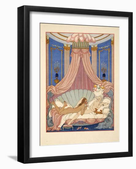 Illustration from 'Les Liaisons Dangereuses' by Pierre Choderlos De Laclos (1741-1803) Pub. 1934 (P-Georges Barbier-Framed Giclee Print