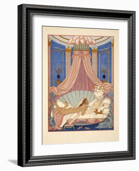 Illustration from 'Les Liaisons Dangereuses' by Pierre Choderlos De Laclos (1741-1803) Pub. 1934 (P-Georges Barbier-Framed Giclee Print