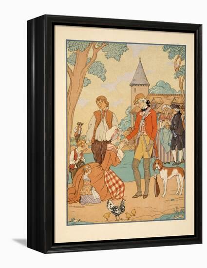 Illustration from 'Les Liaisons Dangereuses' by Pierre Choderlos De Laclos (1741-1803) Pub. 1934 (P-Georges Barbier-Framed Premier Image Canvas