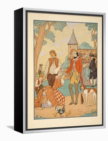 Illustration from 'Les Liaisons Dangereuses' by Pierre Choderlos De Laclos (1741-1803) Pub. 1934 (P-Georges Barbier-Framed Premier Image Canvas