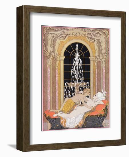 Illustration from Les Liaisons Dangereuses by Pierre Choderlos de Laclos-Georges Barbier-Framed Giclee Print