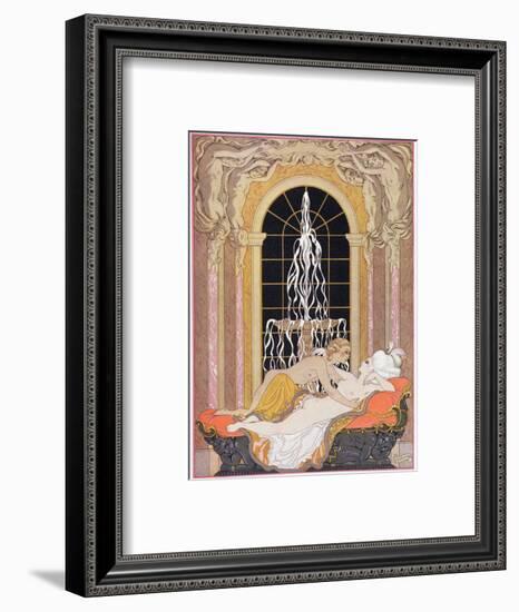 Illustration from Les Liaisons Dangereuses by Pierre Choderlos de Laclos-Georges Barbier-Framed Giclee Print