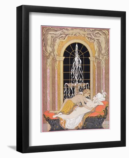 Illustration from Les Liaisons Dangereuses by Pierre Choderlos de Laclos-Georges Barbier-Framed Giclee Print