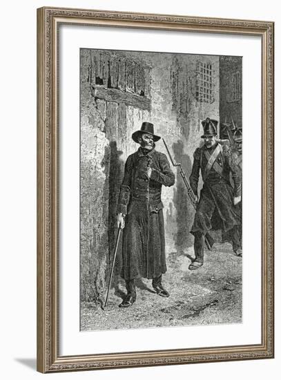 Illustration from Les Misérables, 19th Century-Alphonse Marie de Neuville-Framed Giclee Print