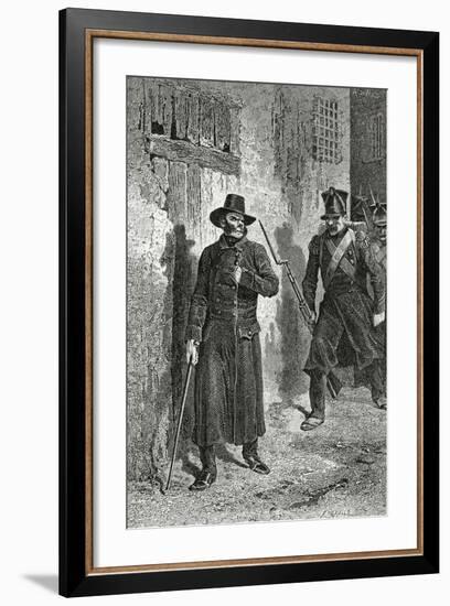 Illustration from Les Misérables, 19th Century-Alphonse Marie de Neuville-Framed Giclee Print