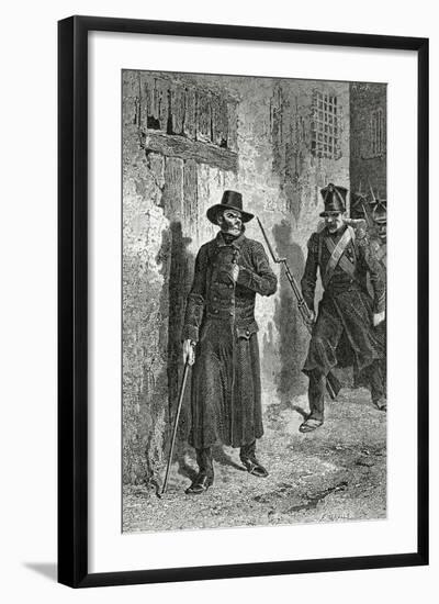 Illustration from Les Misérables, 19th Century-Alphonse Marie de Neuville-Framed Giclee Print