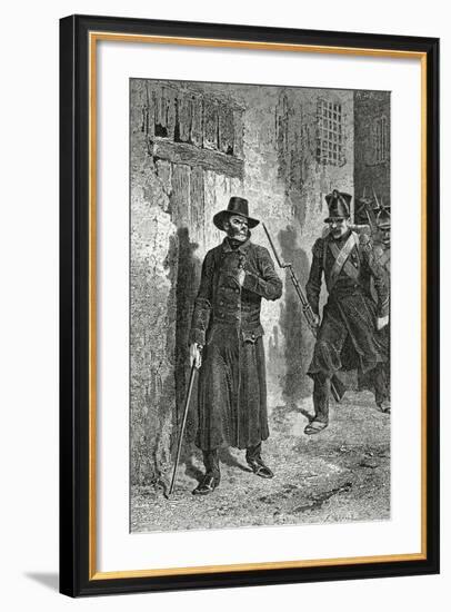 Illustration from Les Misérables, 19th Century-Alphonse Marie de Neuville-Framed Giclee Print