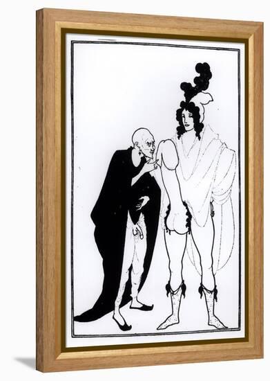 Illustration from Lysistrata by Aristophanes-Aubrey Beardsley-Framed Premier Image Canvas