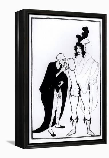 Illustration from Lysistrata by Aristophanes-Aubrey Beardsley-Framed Premier Image Canvas