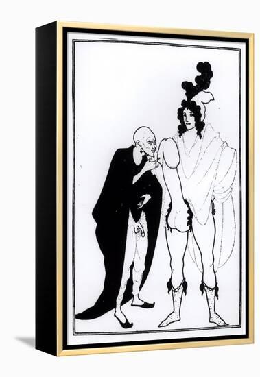 Illustration from Lysistrata by Aristophanes-Aubrey Beardsley-Framed Premier Image Canvas