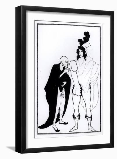 Illustration from Lysistrata by Aristophanes-Aubrey Beardsley-Framed Giclee Print