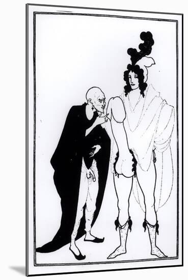 Illustration from Lysistrata by Aristophanes-Aubrey Beardsley-Mounted Giclee Print