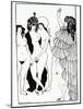 Illustration from Lysistrate by Aristophanes-Aubrey Beardsley-Mounted Giclee Print