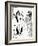 Illustration from Lysistrate by Aristophanes-Aubrey Beardsley-Framed Giclee Print