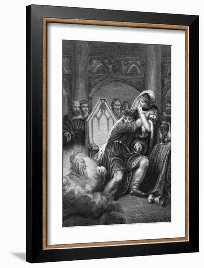 Illustration from MacBeth c. 1820-Amadeus Wenzel Böhm-Framed Giclee Print