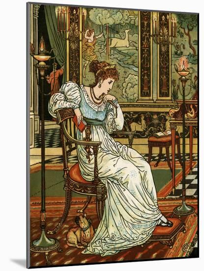 Illustration from Madame d'Aulnoy's fairy tale-Walter Crane-Mounted Giclee Print