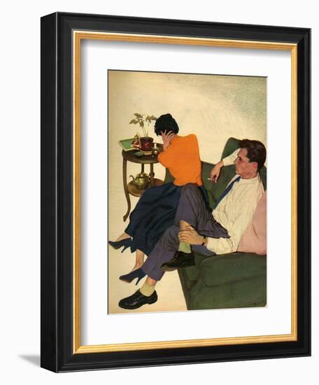 Illustration from Magazine, 1959-null-Framed Giclee Print