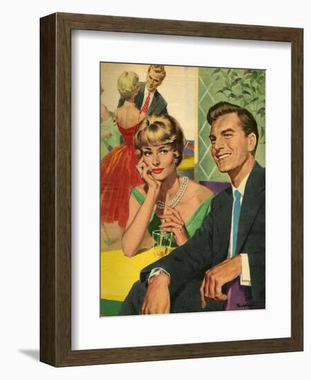 Illustration from Magazine, 1959-null-Framed Giclee Print