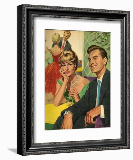 Illustration from Magazine, 1959-null-Framed Giclee Print