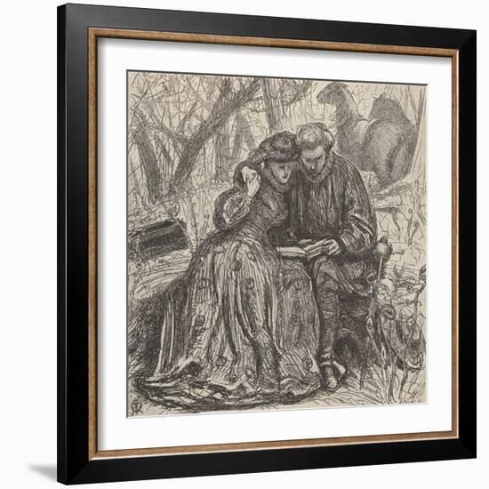 'Illustration from Sister Anne's Probation, c1850-1890, (1923)-John Everett Millais-Framed Giclee Print