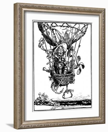Illustration from the Children's Book the Adventures of Uncle Lubin, 1902-W Heath Robinson-Framed Giclee Print