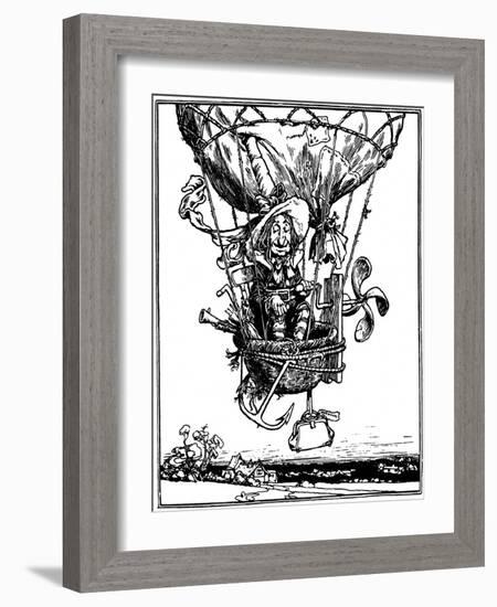 Illustration from the Children's Book the Adventures of Uncle Lubin, 1902-W Heath Robinson-Framed Giclee Print