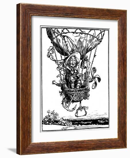 Illustration from the Children's Book the Adventures of Uncle Lubin, 1902-W Heath Robinson-Framed Giclee Print