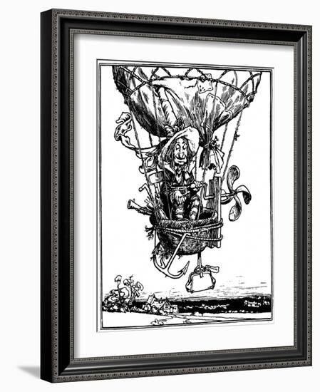 Illustration from the Children's Book the Adventures of Uncle Lubin, 1902-W Heath Robinson-Framed Giclee Print