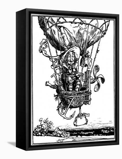 Illustration from the Children's Book the Adventures of Uncle Lubin, 1902-W Heath Robinson-Framed Premier Image Canvas