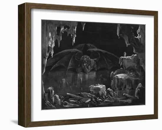 Illustration from "The Divine Comedy" by Dante Alighieri Paris, Published 1885-Gustave Doré-Framed Giclee Print