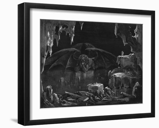 Illustration from "The Divine Comedy" by Dante Alighieri Paris, Published 1885-Gustave Doré-Framed Giclee Print