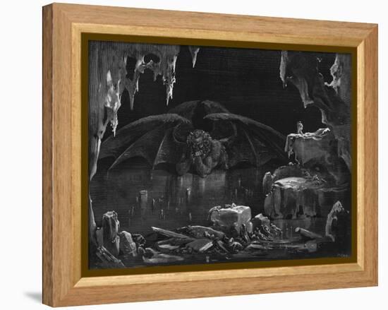 Illustration from "The Divine Comedy" by Dante Alighieri Paris, Published 1885-Gustave Doré-Framed Premier Image Canvas