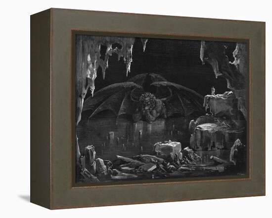 Illustration from "The Divine Comedy" by Dante Alighieri Paris, Published 1885-Gustave Doré-Framed Premier Image Canvas