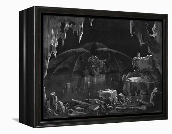 Illustration from "The Divine Comedy" by Dante Alighieri Paris, Published 1885-Gustave Doré-Framed Premier Image Canvas