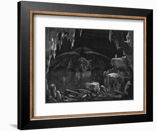 Illustration from "The Divine Comedy" by Dante Alighieri Paris, Published 1885-Gustave Doré-Framed Giclee Print