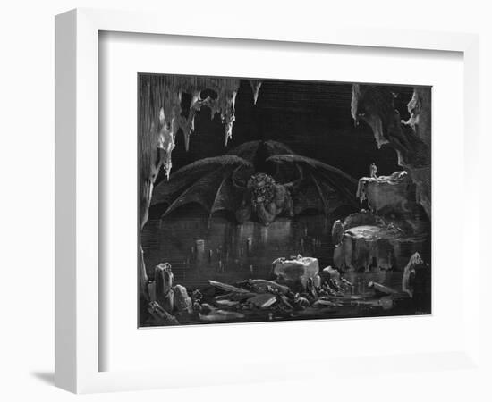 Illustration from "The Divine Comedy" by Dante Alighieri Paris, Published 1885-Gustave Doré-Framed Giclee Print