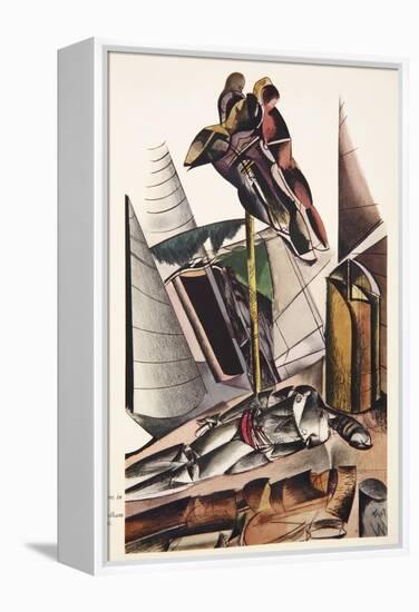 Illustration from the Enemy-Wyndham Lewis-Framed Premier Image Canvas