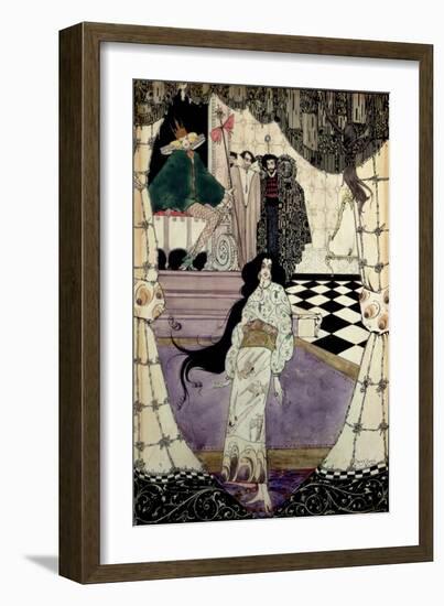 Illustration from the Little Mermaid, 1914-Harry Clarke-Framed Giclee Print