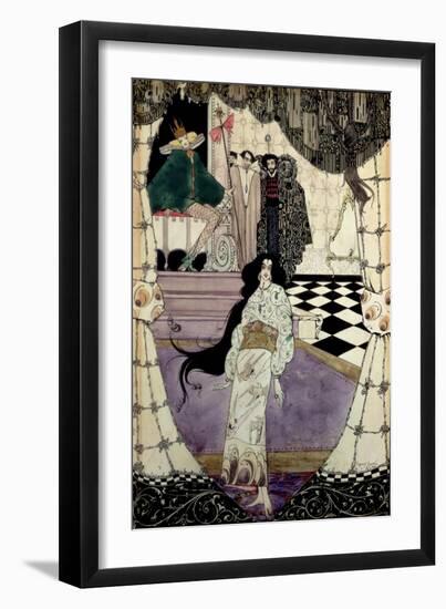 Illustration from the Little Mermaid, 1914-Harry Clarke-Framed Giclee Print