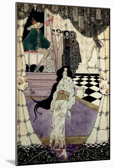 Illustration from the Little Mermaid, 1914-Harry Clarke-Mounted Giclee Print