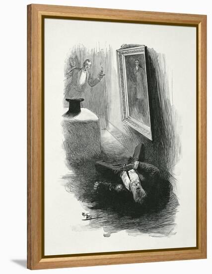 Illustration from The Picture of Dorian Gray by Oscar Wilde-Paul Thiriat-Framed Premier Image Canvas