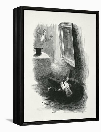 Illustration from The Picture of Dorian Gray by Oscar Wilde-Paul Thiriat-Framed Premier Image Canvas