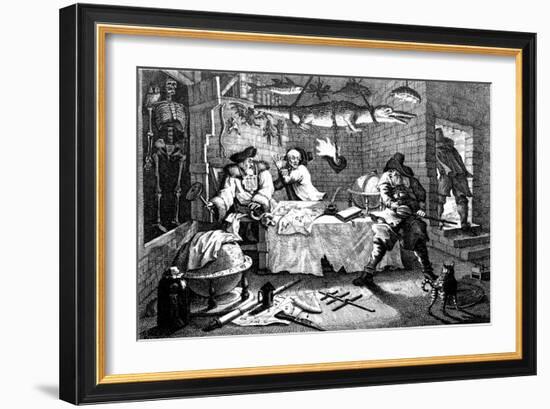 Illustration from the Poem Hudibras, by Samuel Butler, 1726-William Hogarth-Framed Giclee Print