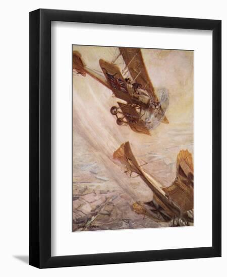 Illustration from Told in the Huts: The YMCA Gift Book, Published 1916-Cyrus Cuneo-Framed Giclee Print