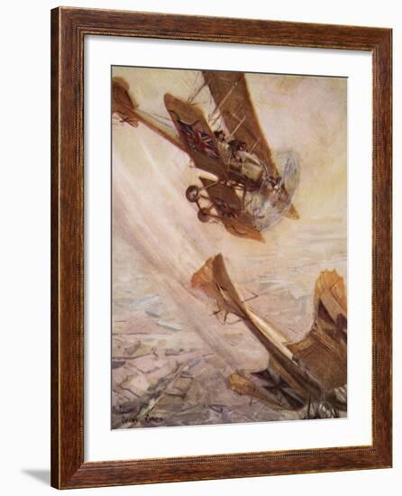 Illustration from Told in the Huts: The YMCA Gift Book, Published 1916-Cyrus Cuneo-Framed Giclee Print