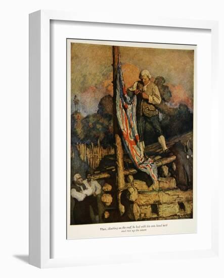 Illustration from 'Treasure Island' by Robert Louis Stevenson, 1911-Newell Convers Wyeth-Framed Giclee Print