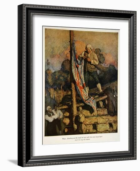 Illustration from 'Treasure Island' by Robert Louis Stevenson, 1911-Newell Convers Wyeth-Framed Giclee Print