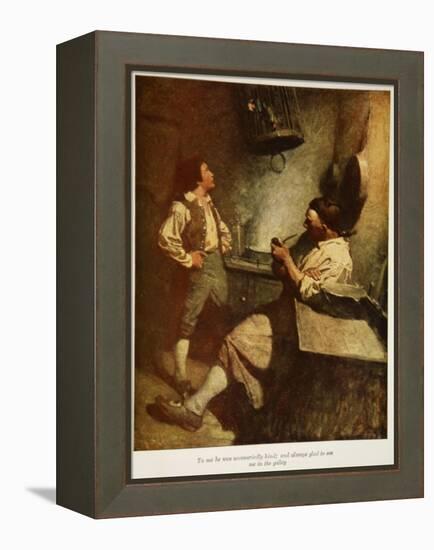 Illustration from 'Treasure Island' by Robert Louis Stevenson, 1911-Newell Convers Wyeth-Framed Premier Image Canvas