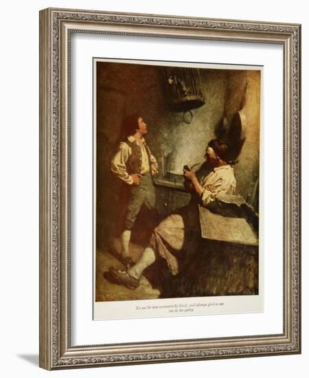 Illustration from 'Treasure Island' by Robert Louis Stevenson, 1911-Newell Convers Wyeth-Framed Giclee Print